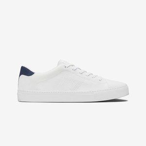 Greats The Royale Knit White Navy Sneakers Shoes size women 9 (men size 7)